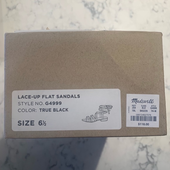 Madewell Holly Ankle-Wrap Sandals NIB - Picture 8 of 8